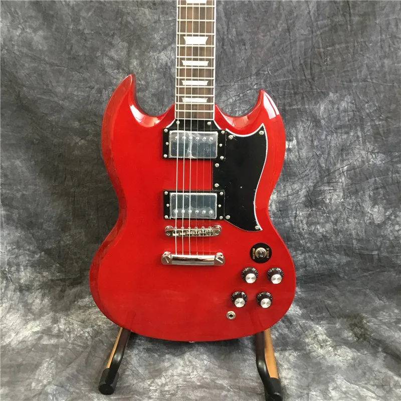 

wholesale High quality young guitars in aged cherry china hardware chrome custom body electric guitar available