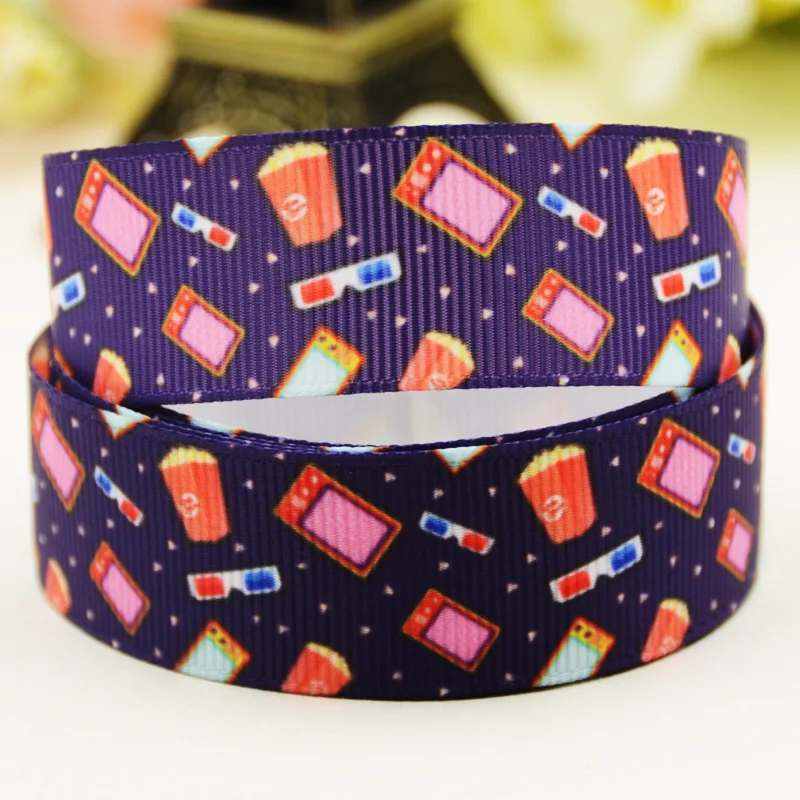 

7/8 "(22 мм) цепочка из бисера с принтом из мультфильма, корсажная лента, вечерние украшения, 10 ярдов, X-02792