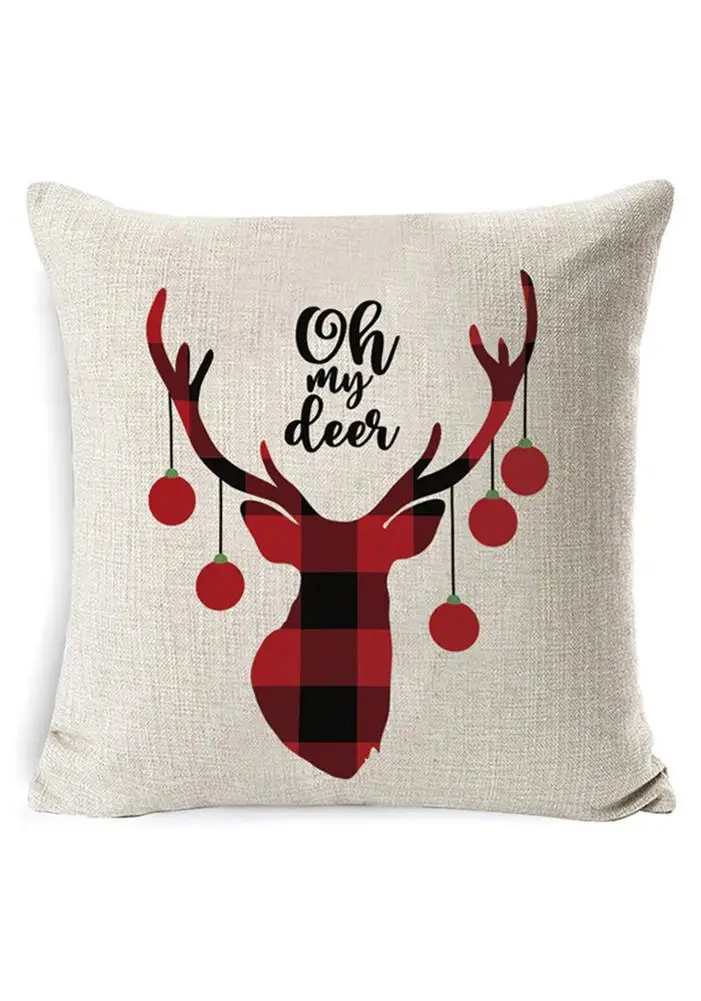 Рождественская Подушка Чехол постельное белье мягкая подушка чехол для