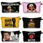 Черный косметический чехол Lives Matter черная медсестра с короной косметичка афро женские косметички Африка женская сумка для хранения дорожная сумка