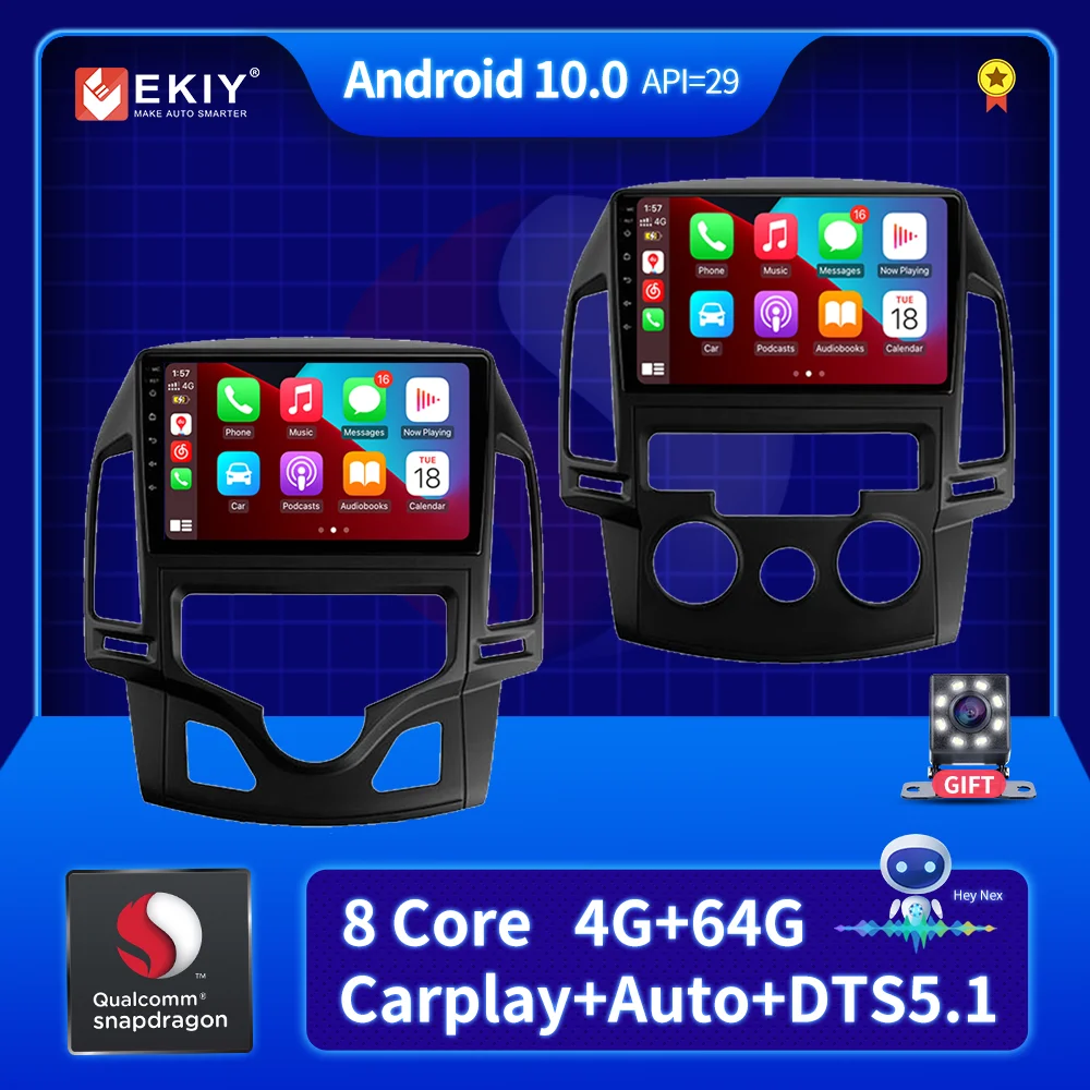 Автомобильный стерео радиоприемник для Hyundai I30 2006 2011 Авторадио с GPS навигацией