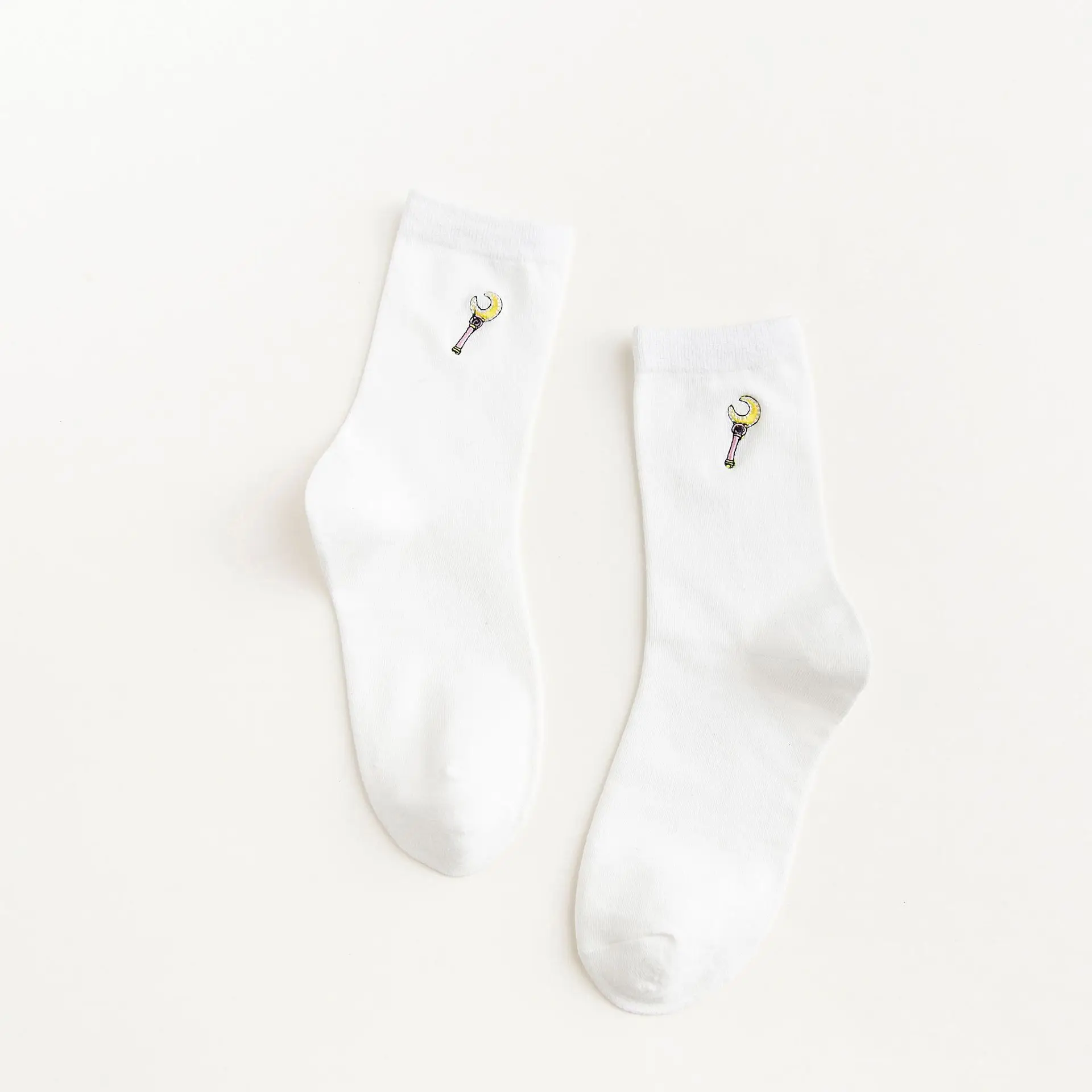 10 Autumn Cute Japanese Harajuku Woman Socks Planet Magic Array Embroidery Long Socks Korean Women Style Kawaii Girls Socks Gifts - Цвет: 10