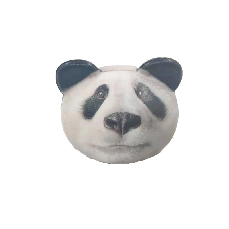 Игрушка в виде головы животного с имитацией узора сжимаемая игрушка для снятия