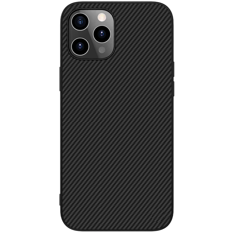 Чехол NILLKIN для iPhone 12 Pro Max чехол Mini из углеродного синтетического волокна задняя