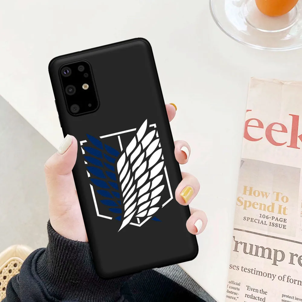 

2020 Anime Attack On Titan funny Levi Phone Case For Samsung S6 S7 S8 S9 S10 S20 Plus Ultra M10 20 Note 8 9 10 20 Plus Cover