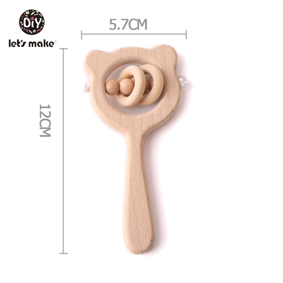 5 шт. деревянные кольца для младенцев|Интерактивные игрушки малышей| |