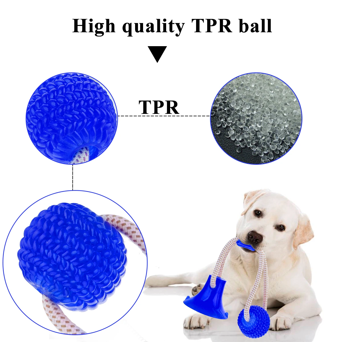 Многофункциональная игрушка для животных эластичная Жевательная веревка чистки