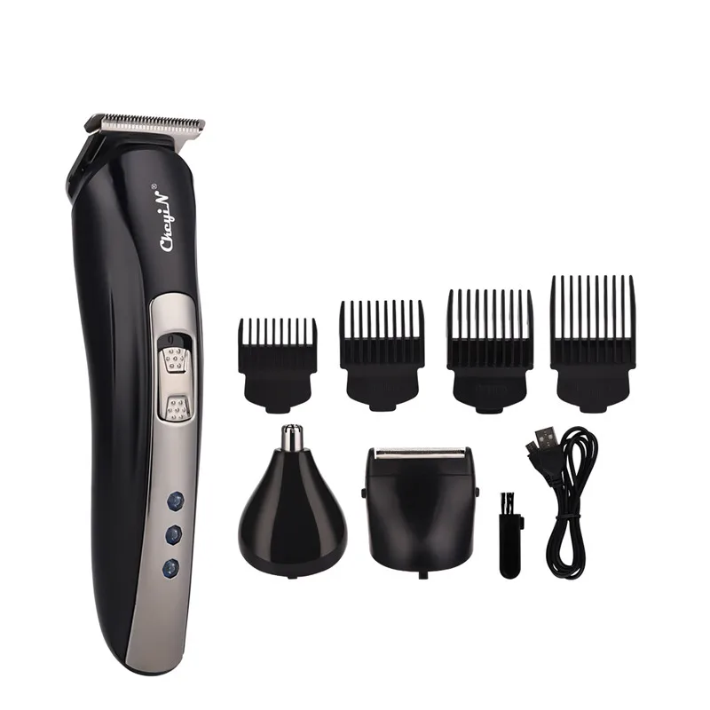 

3 In 1 Hair Clipper Professional Electric Hair Trimmer Men Haircutting Machine Haircut Electric Shaver Razor Beard Nose Trimmer