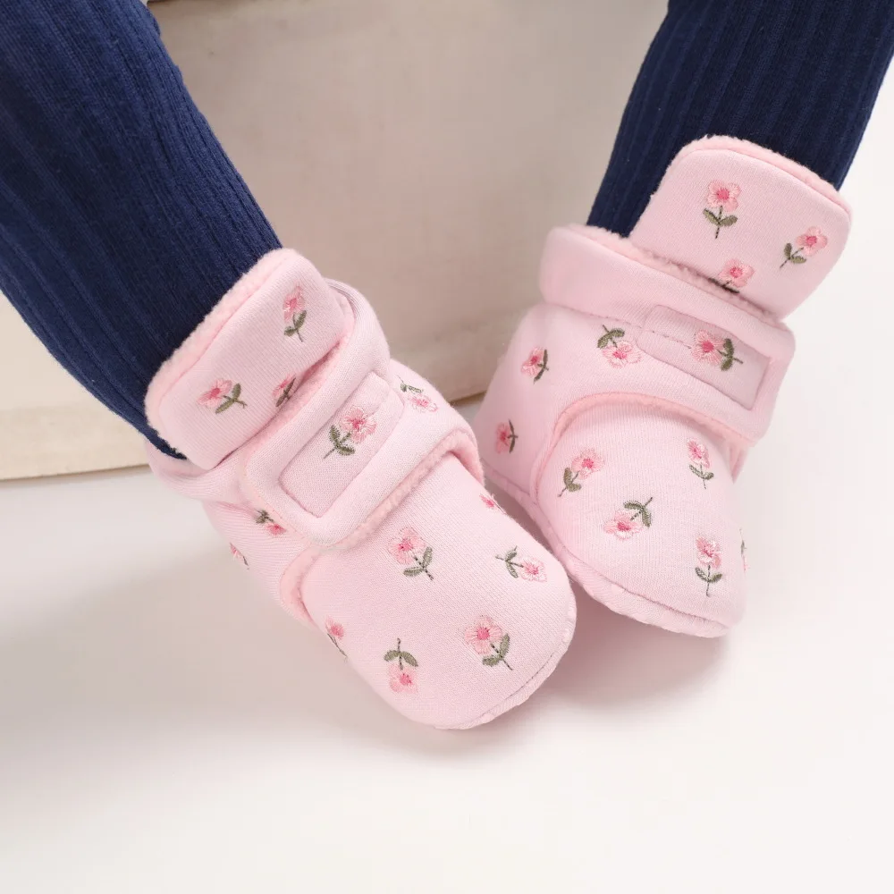Хлопковые носки с принтом для новорожденных обувь мальчиков и девочек пинетки