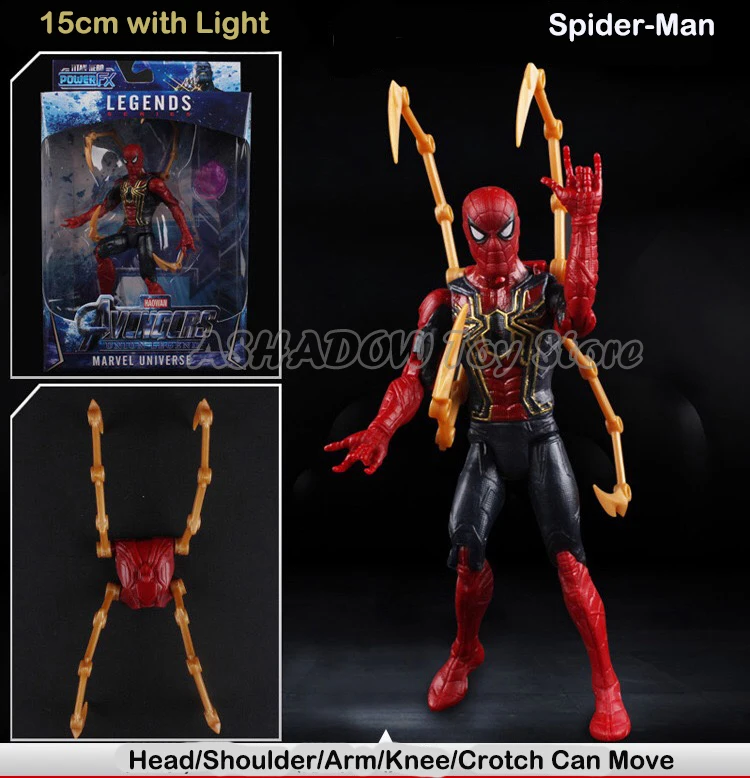 30 см Мстители фигурка Капитан Америка Железный человек Человек паук танос Тор