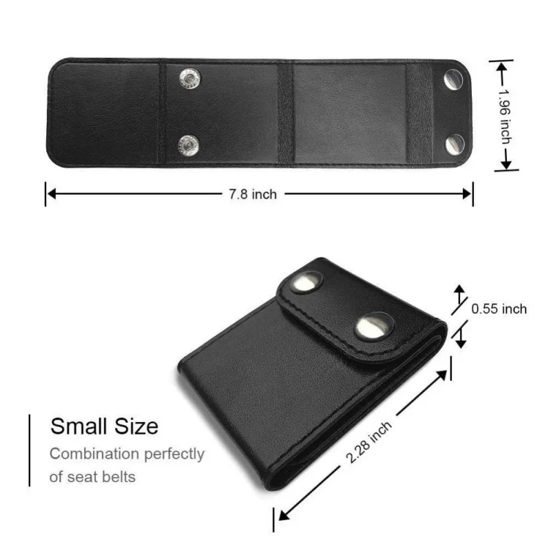 

2pcs Cars Leather Seat Belt Adjuster Comfortable Safety Belt Clip Practical Belt Strap Clamp Automobiles Interior Accessories