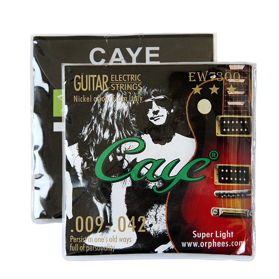 Струны Orphee 6 шт./компл. Caye EW для электрогитары металлические шестигранные струны
