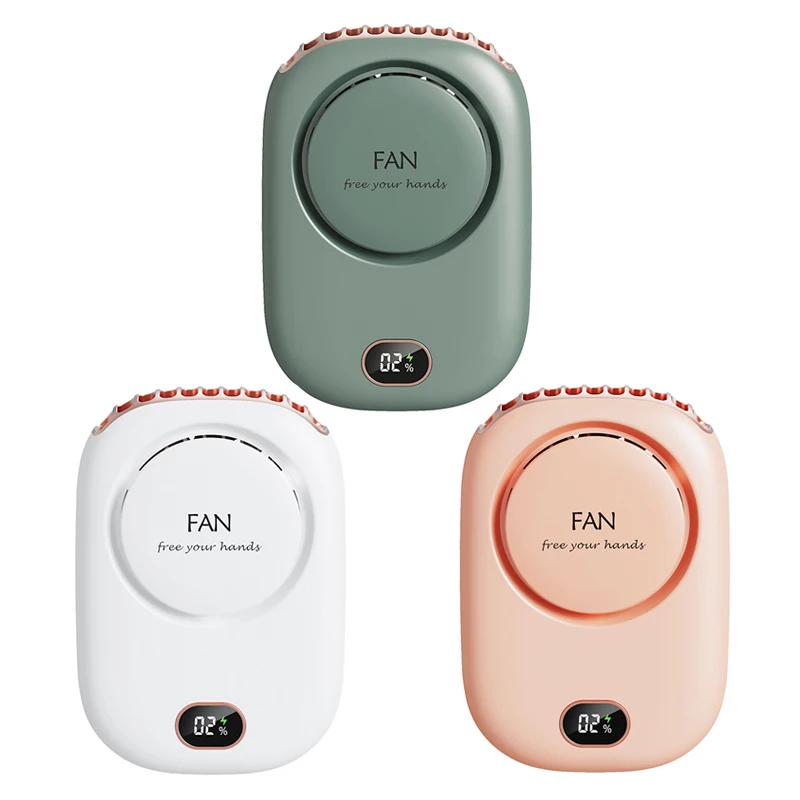 

Portable Mini Fan 5V USB Rechargeable Fans Outdoor Standing Silent Neck Fan Hand Desk Small Air Cooler Fan Neckband Fan Cooling