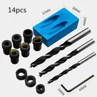 15 градусов, угловой Наклонный фиксатор для отверстий, позиционер, сверлильные биты, набор зажимов для отверстий, деревообрабатывающий инструмент