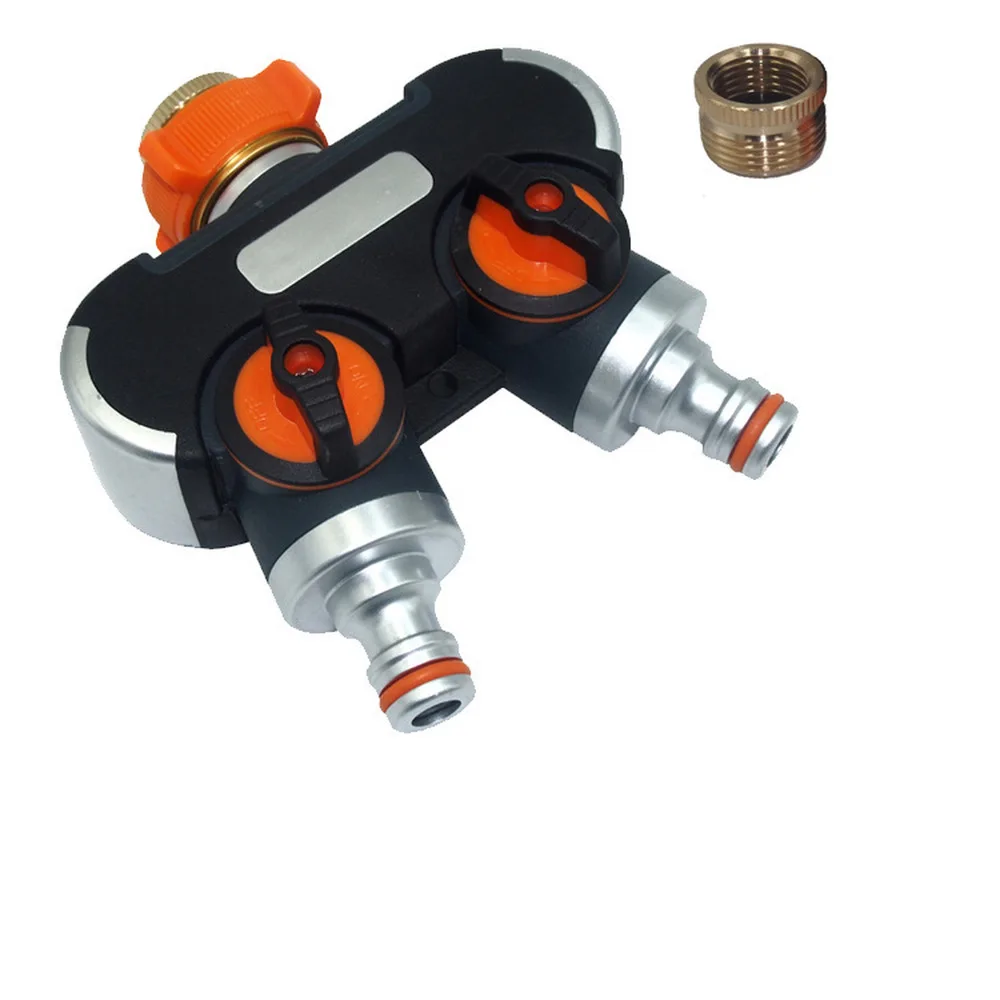 2-сторонний разделитель шлангов распределитель водопроводных кранов 3/4 &quotи 1/2&quot