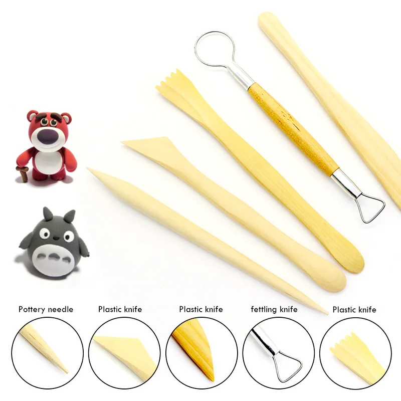 

5 шт., набор для резьбы по керамике