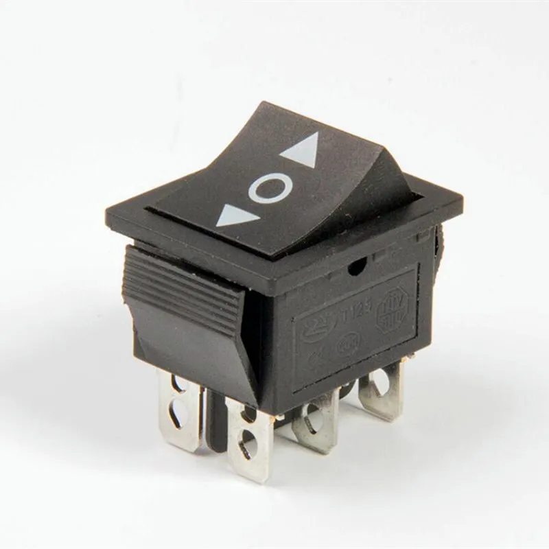 1 шт. мгновенная 6 контактная Кнопка DPDT вкл./выкл. рокер переключатель 16A 250VAC/ 20A 125vac