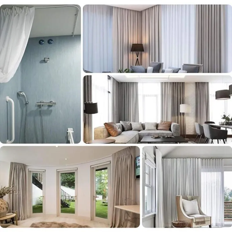 Установка гибкого карниза для штор на потолок - 85 фото