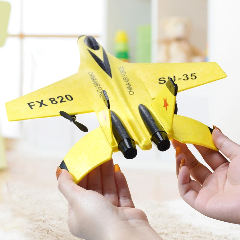 Радиоуправляемый пенопластовый самолет планер с радиоуправлением 2 4G