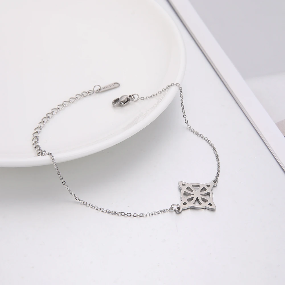 Браслет Skyrim женский из нержавеющей стали с подвеской в виде ведьмы Селтика |