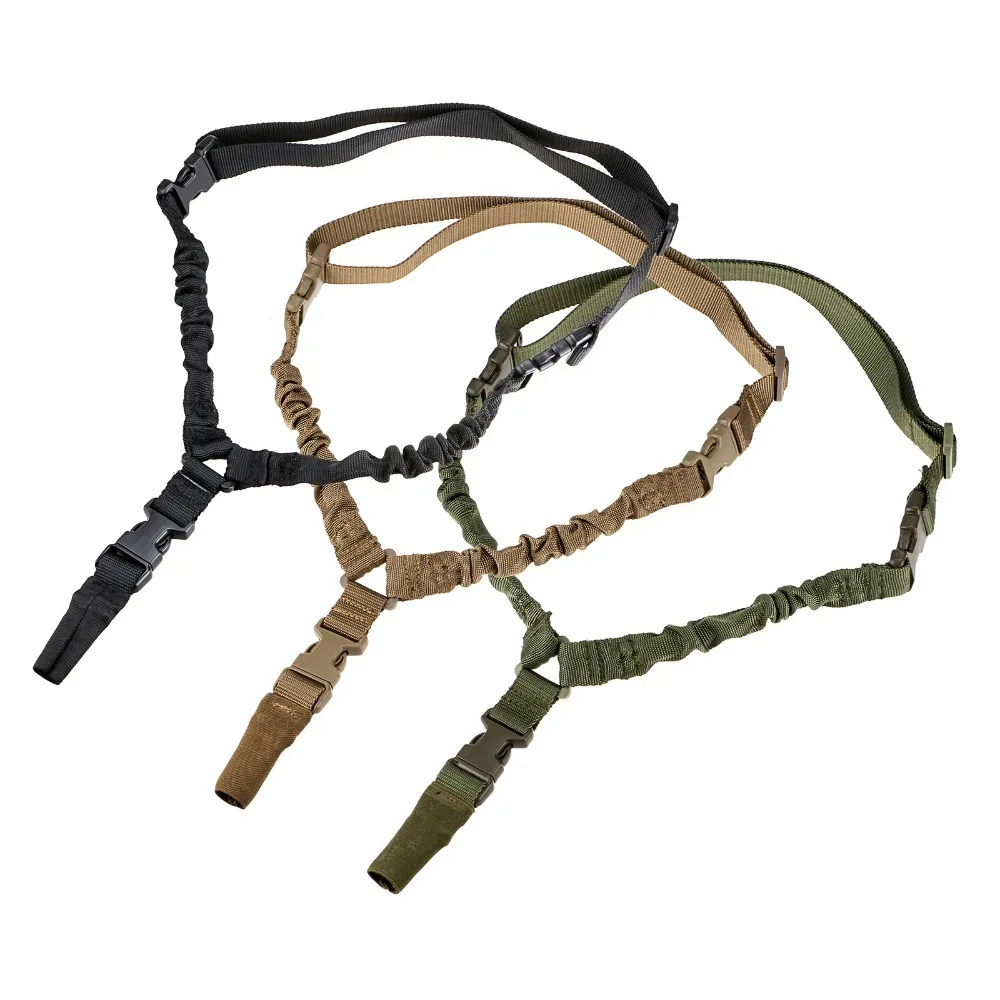 

Tactical Nylon Adjustable Airsoft Paintball Single Point Rifle Sling Shoulder Strap Military Gun Strap Army Hunting Accessories