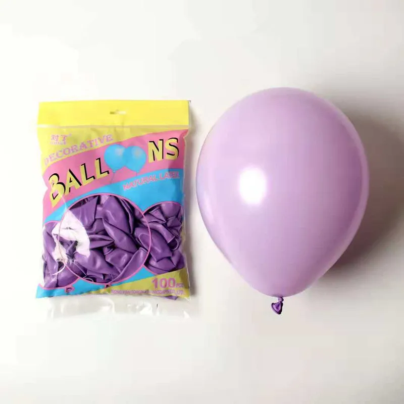 50pcs 50 шт. 10 дюймов 2,2 г цветной Макарон Свадебный шар День Рождения украшения Розовый Мятный розовый Детские игрушки - Цвет: 50pcs