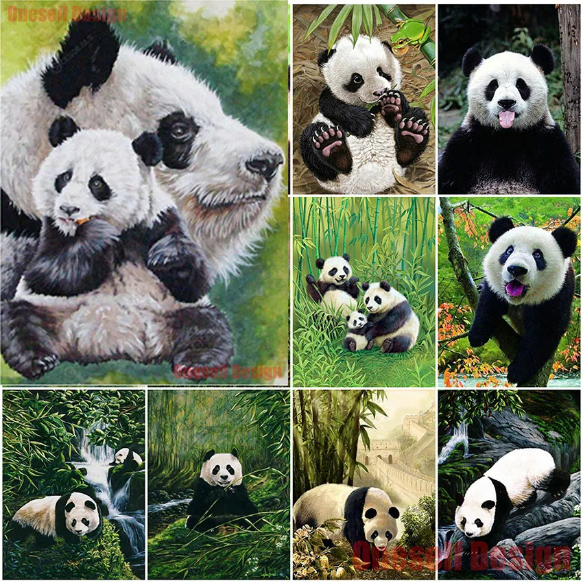 

Набор для алмазной вышивки «панда»