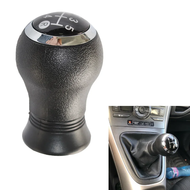 Ручка переключения передач 5 скоростей черная для Toyota Auris E180 Vitz Belta 2006 2012|Ручка