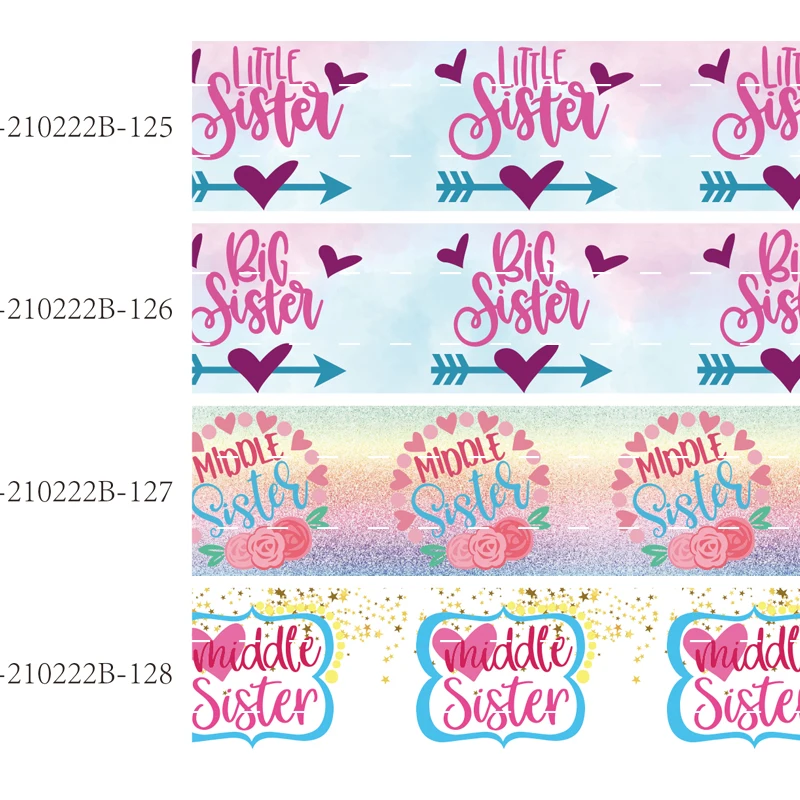 

Корсажная лента с надписью Sister 25 мм Listones 10 ярдов для банта из волос, украшение для рукоделия «сделай сам»