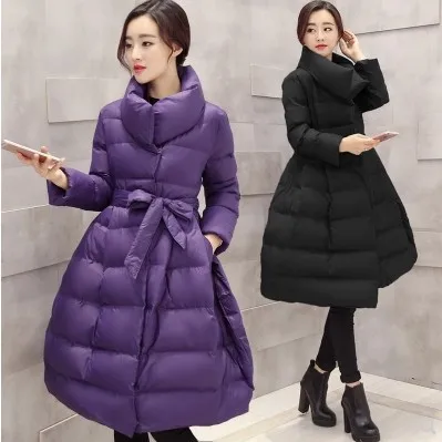 New Jacket Women 2020 Parka Thick Down Cotton Coat Korean Long Winter Clothes Puffer Parkas Para Mujer KJ2625