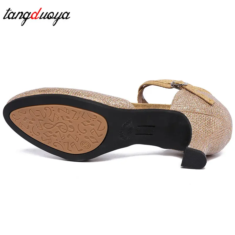 Детская танцевальная обувь для латинских танцев женская бальных Танго