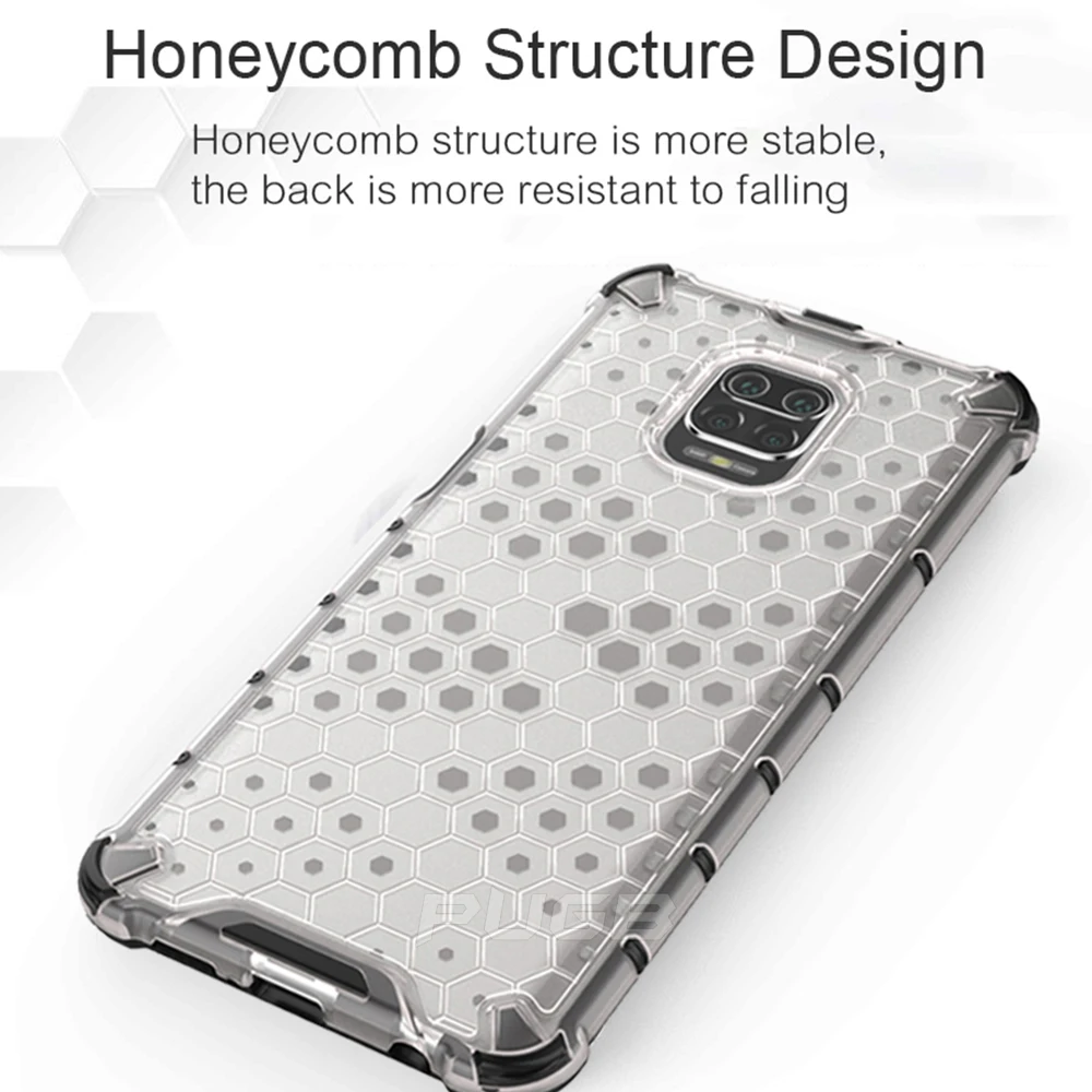 

Airbag Shockproof Case on For Redmi Note 9 8 7 8t 9s k20 k30 poco F2 Pro Honeycomb Cover For xiaomi mi 10 9t mi10 mi9t pro cases