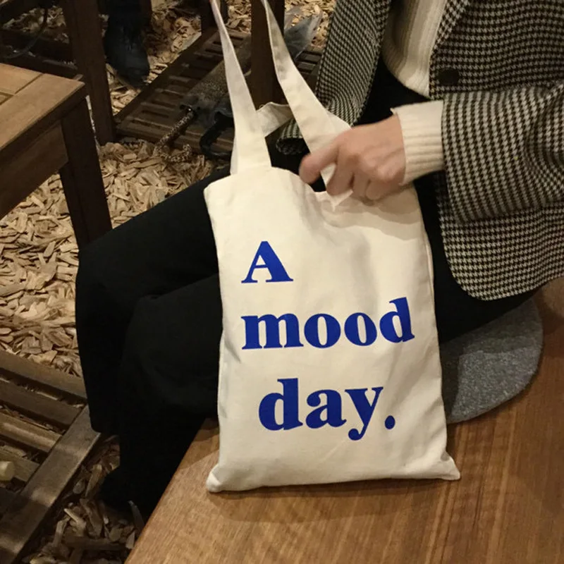 

Thin Cotton Cloth Women Eco Reusable Shopping Bag Large Capacity Ladies Small Tote Shoulder Shopper Bags Female Purse Handbags