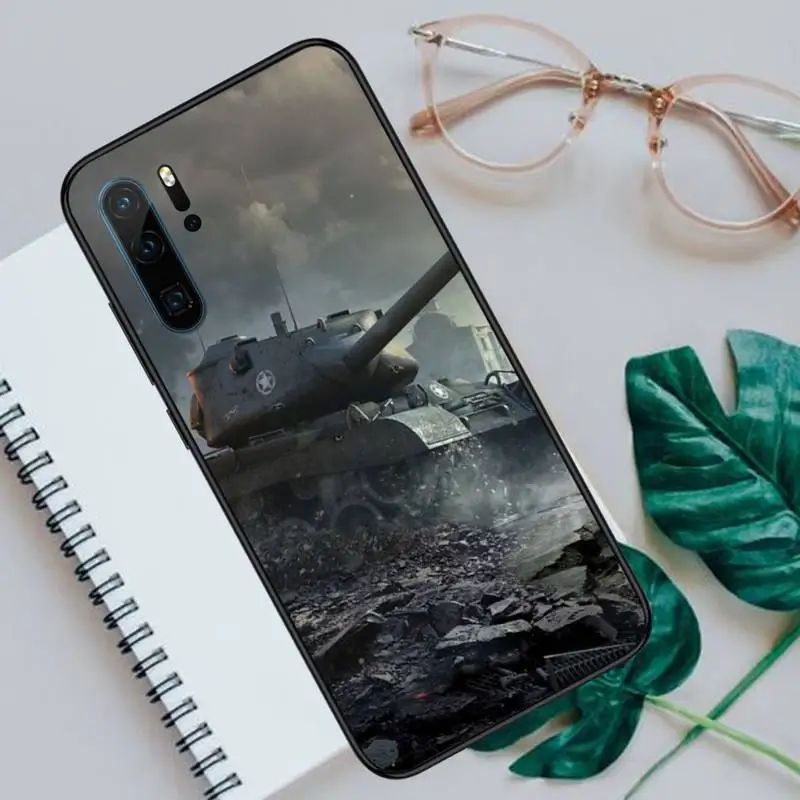 

world of tanks design pattern Phone Cases For Huawei honor Mate P 10 20 30 40 Pro 10i 9 10 20 8 x Lite Luxury brand shell funda