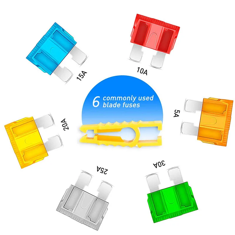 120 шт. набор предохранителей для автомобилей и грузовиков 5/10/15/20/25/30A|Перемычки| |