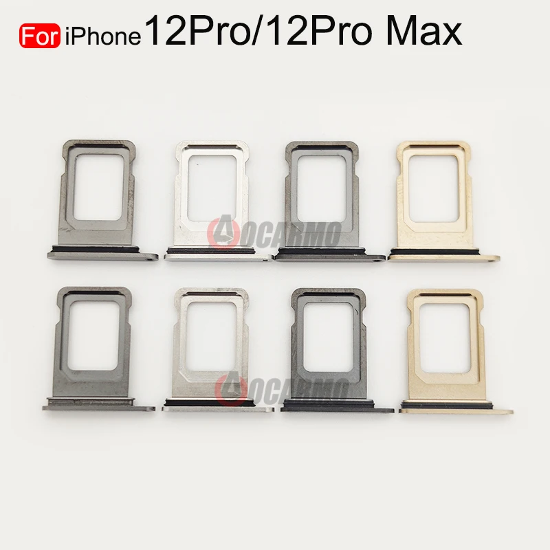 Aocarmo Sim Tray Holder For iPhone 12 Pro Max 12Pro SIM Card Slot Adapter Socket | Мобильные телефоны и аксессуары