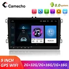 Автомагнитола Camecho, 2 Din, Android 9,1, 9 дюймов, GPS, Wi-Fi