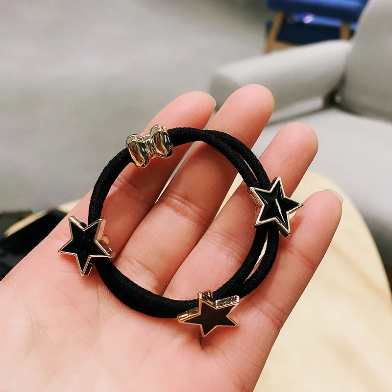 Hair Band Kawaii Accessories Rubber Bands Girl for Children Five-pointed Ties Scrunchies |