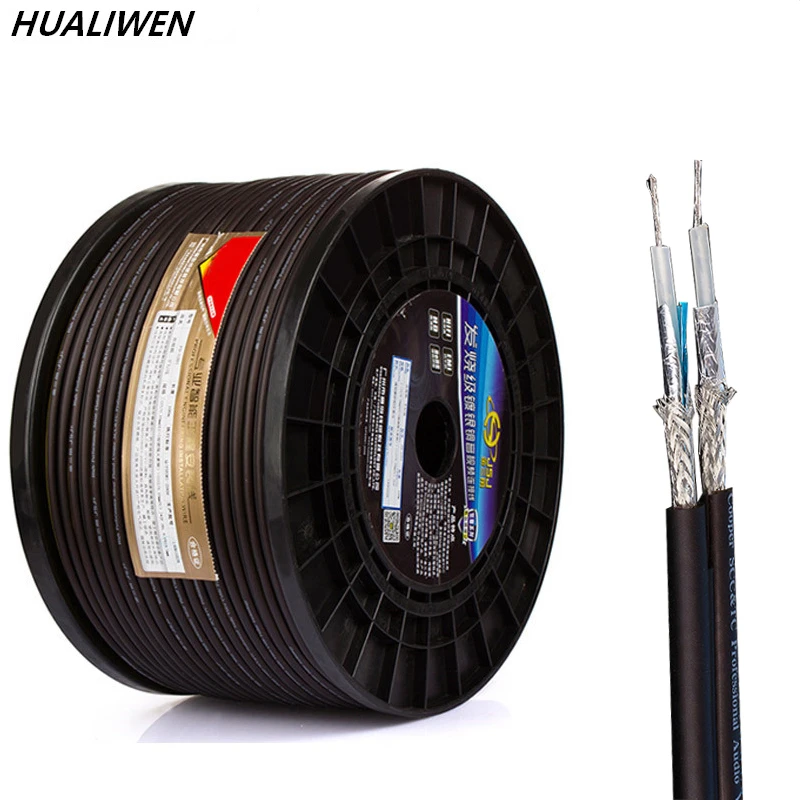 С серебряным покрытием двойной ряд с меди 112 Сетевой экранированный кабель аудио