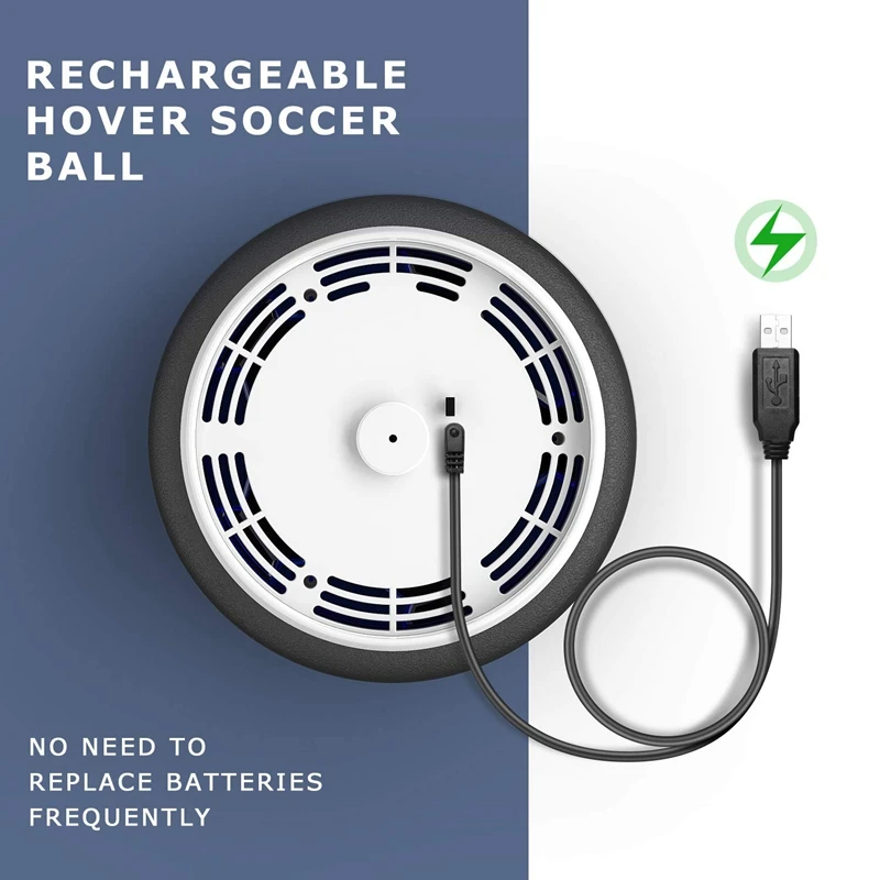 Детские игрушки Air Power Soccer Disc перезаряжаемый плавающий футбольный мяч со