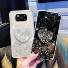 Чехол Poco X3 Pro для Poco X3 NFC, силиконовый чехол для Xiaomi Pocophone F3 M4 Pro X 3 GT, блестящий чехол для телефона