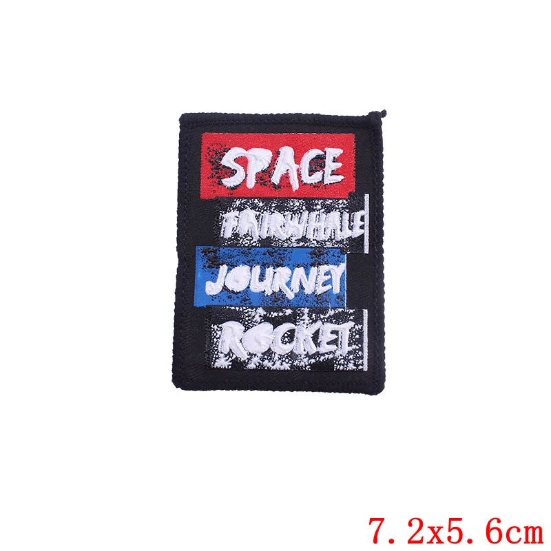 Нашивки из ПВХ нашивка с Вышивкой Букв наклейка текстом железная на одежду