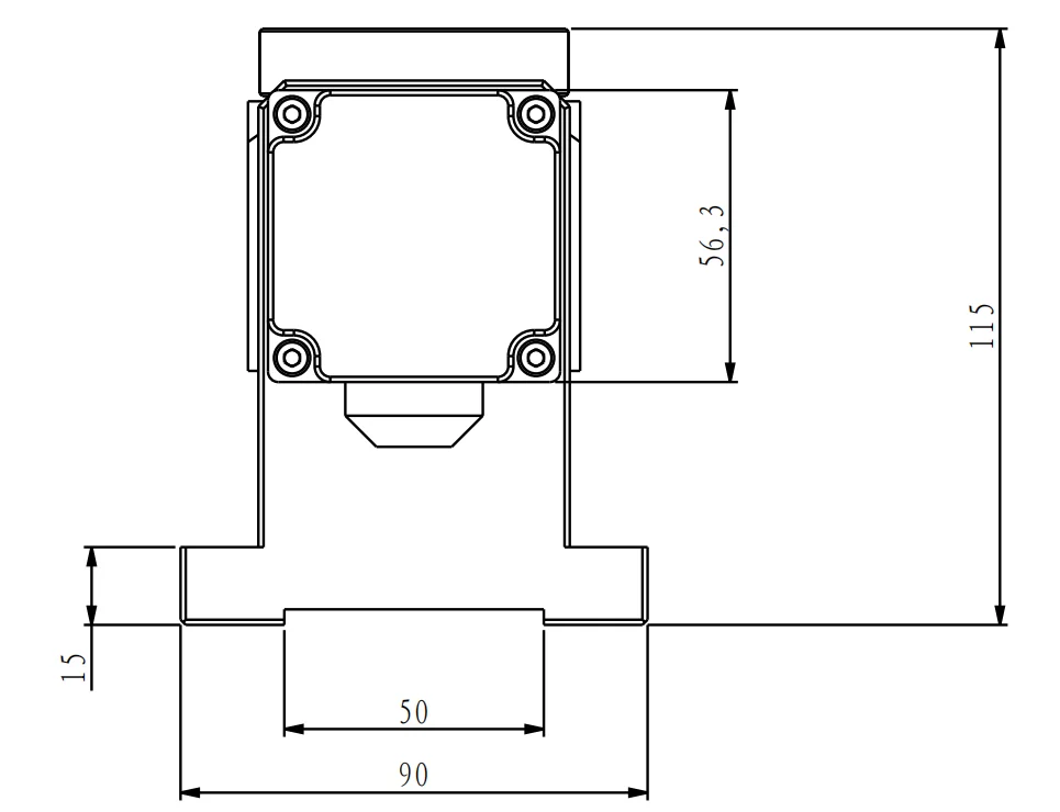 Harmonic drive reducer dividing head CNC 4th 5th A B Rotary axis + Nema 23 stepper motor Speed ratio 50:1 | Инструменты