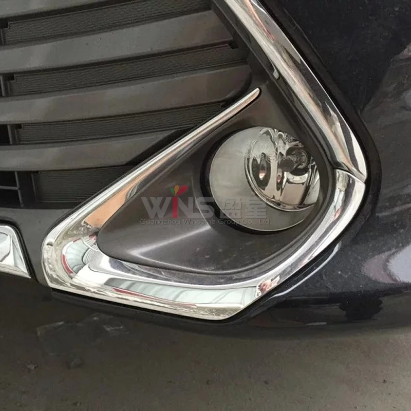 

Для Toyota Camry XV50 2015 2016 2017 передняя противотуманная фара крышка планки автомобильные тюнинг аксессуары хромированный ABS 2 шт