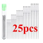 Иглы Швейные из нержавеющей стали, 5 размеров, 25 шт.