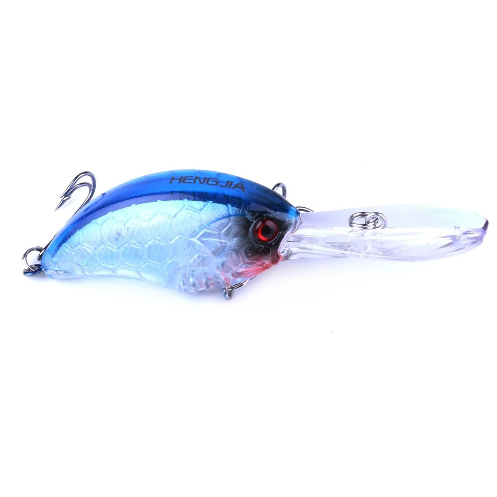 As the picture Hengjia жесткий пластик верхней воду воблеры воблер искусственные Swimbaits PESCA рыболовные снасти 9 см 13 г 6# крючки - Цвет: As the picture