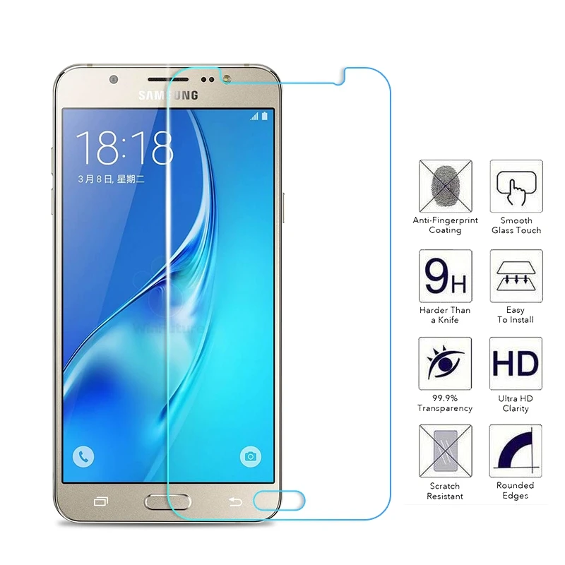 Защитное стекло закаленное 9H для Samsung Galaxy A3/A5/J1/J3/J5 2016/2015/J2/J5 Prime/G355H/G530/G360/S3/S4/S5/S6 |