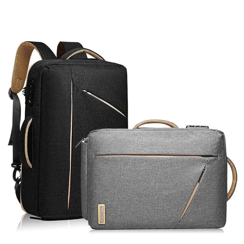 

Busines Bag for Laptop 17 Inch Waterproof and Versatile Hidden Shoulder Straps Backpack for Men Travel Anti-theft Backpack usb