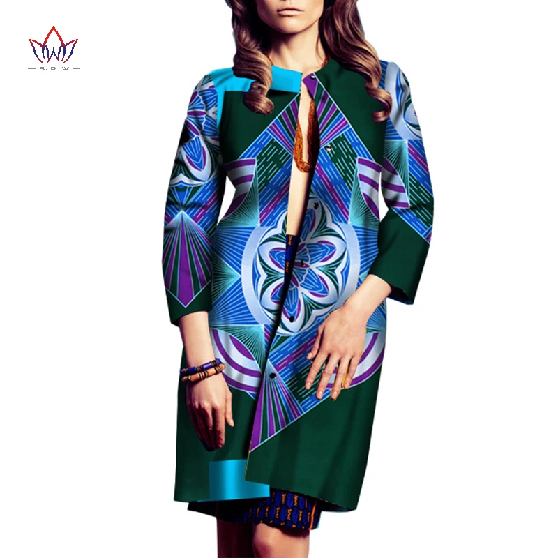 Африканская одежда для женщин женские пальто с длинным рукавом модная женская из