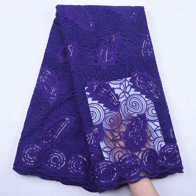 New Design French Nigerian Sequins Lace fabric African tulle mesh 2020 High Quality Wedding Dress Party 5yards | Дом и сад